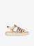 Sandales J SANDAL SOLEIMA GIR argent+rouille - vertbaudet enfant 