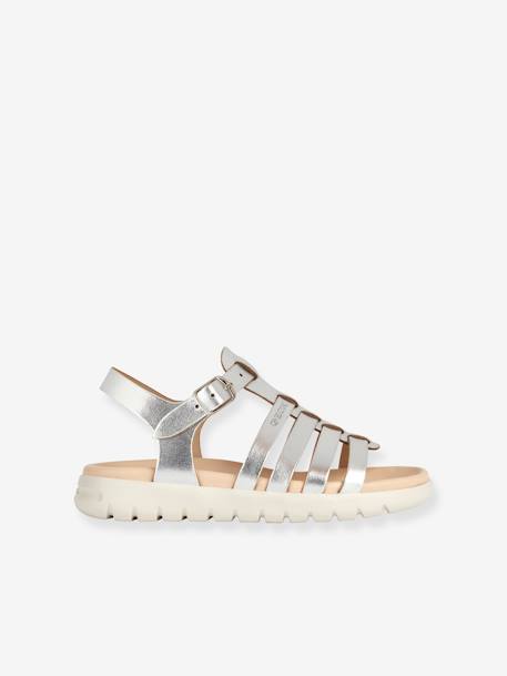 Sandales J SANDAL SOLEIMA GIR argent+rouille - vertbaudet enfant 