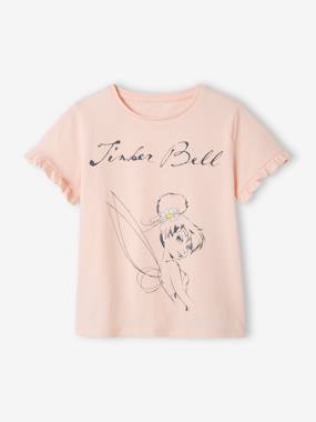 Girls-Tops-T-Shirts-Tinkerbell T-Shirt with Short Frilly Sleeves for Girls, by Disney®