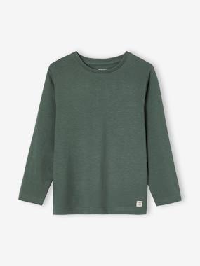 Garçon-T-shirt, polo, sous-pull-T-shirt-T-shirt garçon unis manches longues personnalisable