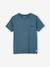 T-shirt garçon personnalisable manches courtes aubergine+blanc+BLEU+jaune pâle+mangue+sauge - vertbaudet enfant 