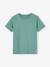 T-shirt garçon personnalisable manches courtes aubergine+blanc+BLEU+jaune pâle+mangue+sauge - vertbaudet enfant 