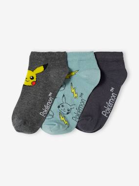 Pack of 3 Pairs of Pokémon® Trainer Socks  - vertbaudet enfant