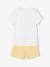 Pack of 2 Basics Pyjamas with Floral Prints for Girls pale yellow - vertbaudet enfant 