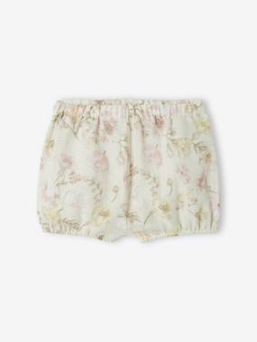 Occasion wear Shorts in Cotton Gauze for Babies  - vertbaudet enfant