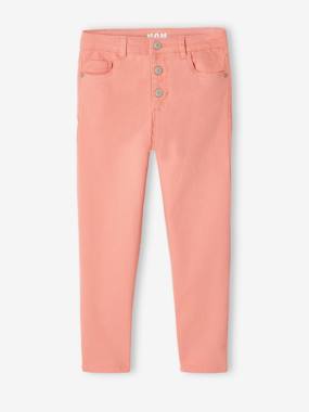 Pantalon fille mom MorphologiK fin - vertbaudet enfant -Pantalon fille mom MorphologiK fin