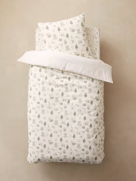 Duvet Cover + Pillowcase Set for Children, YELLOWSTONE beige - vertbaudet enfant 