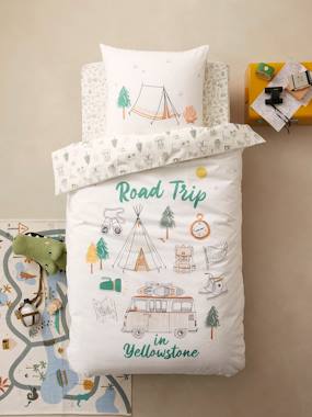 Duvet Cover + Pillowcase Set for Children, YELLOWSTONE  - vertbaudet enfant