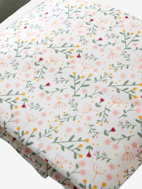 Cot Bumper/ Playpen Bumper, Little Flowers multicoloured - vertbaudet enfant 