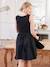 Short, Dual Fabric Sleeveless Dress for Maternity black - vertbaudet enfant 