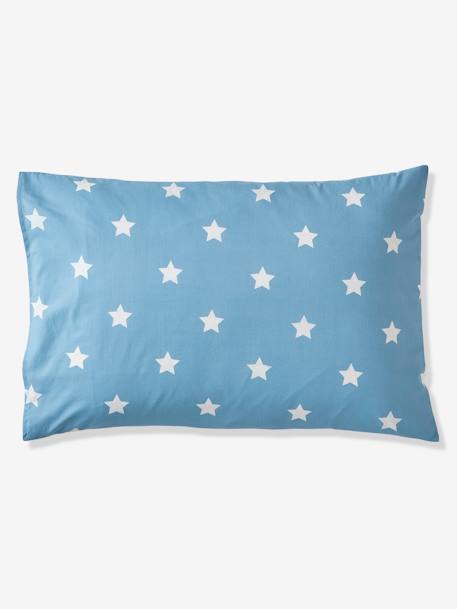 Duvet Cover + Pillowcase Set for Children, Academic WHITE MEDIUM SOLID WITH DESIGN - vertbaudet enfant 