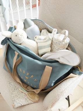 Nursery-Changing Bags-Weekend changing bags-Weekend Changing Bag with Print: La Vie est Pleine de Surprises