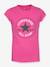 Timeless Chuck Patch Tee by CONVERSE rose+white - vertbaudet enfant 