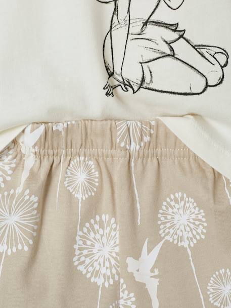 Pyjashort fille Disney® Fée Clochette GRIS CLAIR IMPRIME - vertbaudet enfant 