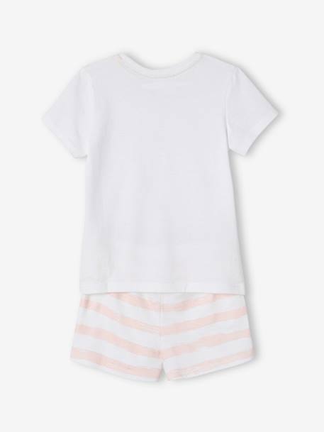 Pyjashort fille Disney® Stitch rayé rose - vertbaudet enfant 