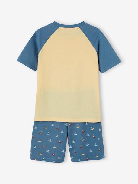 Lot de 2 pyjashorts garçon summer surf bleu jean - vertbaudet enfant 