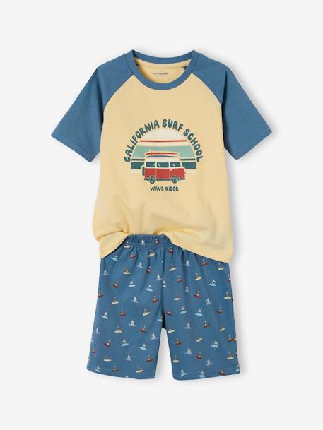 Pack of 2 'Summer Surf' Pyjamas for Boys denim blue - vertbaudet enfant 