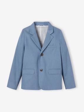Veste garçon cérémonie en coton/lin - vertbaudet enfant Veste garçon cérémonie en coton/lin - vertbaudet enfant