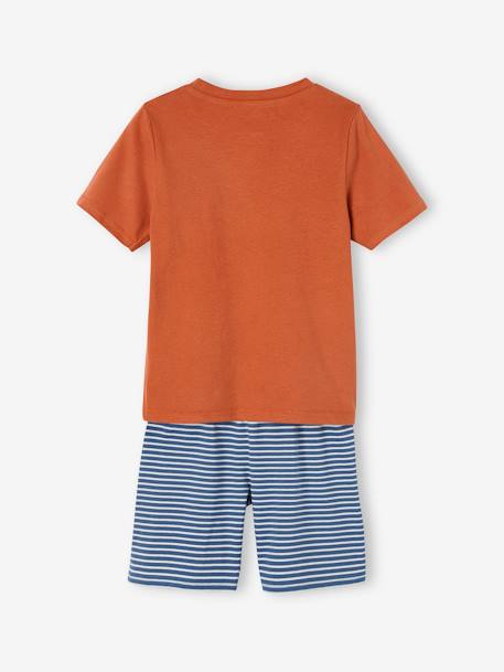 Lot de 2 pyjashorts garçon summer surf bleu jean - vertbaudet enfant 