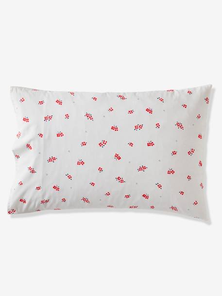 Duvet Cover + Pillowcase Set for Children, BFF WHITE MEDIUM SOLID WITH DESIGN - vertbaudet enfant 