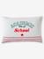 Duvet Cover + Pillowcase Set for Children, Academic WHITE MEDIUM SOLID WITH DESIGN - vertbaudet enfant 
