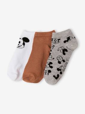 Pack of 3 Pairs of Mickey Mouse Trainer Socks by Disney® for Boys  - vertbaudet enfant