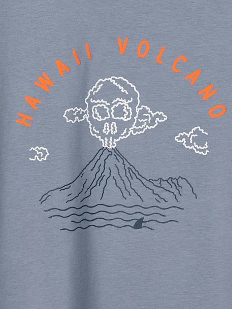 T-shirt motif paysage détails encre gonflante garçon bleu jean - vertbaudet enfant 