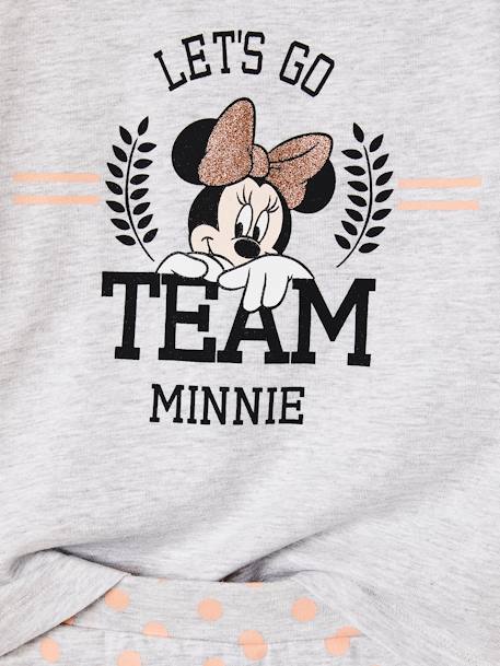 Pyjashort fille Disney® Minnie gris chiné - vertbaudet enfant 