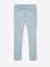 Jean fille tregging Basics bleu jean+double stone+stone - vertbaudet enfant 