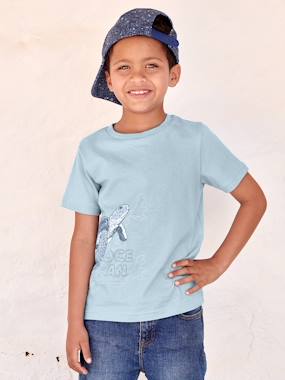 Animal T-Shirt in Organic Cotton for Boys  - vertbaudet enfant