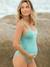 Swimsuit for Maternity, Ocean Beach by CACHE COEUR green+white - vertbaudet enfant 