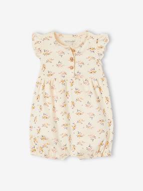 Baby-Dungarees & All-in-ones-Playsuit with Ruffled Sleeves for Babies