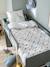 Parure housse de couette enfant et taie d'oreiller JURASSIC CAMP blanc imprimé - vertbaudet enfant 