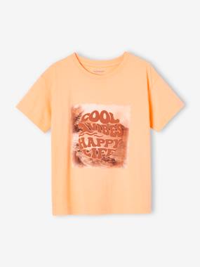 T-shirt motif photoprint inscription encre gonflante garçon  - vertbaudet enfant