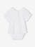 Short Sleeve Bodysuit Top for Babies white - vertbaudet enfant 