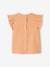 T-Shirt with Ruffled Sleeves for Babies orange - vertbaudet enfant 