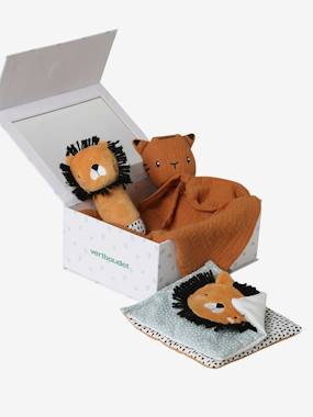 Toys-3-Item Gift Box: Soft Toy + Rattle + Picture Book