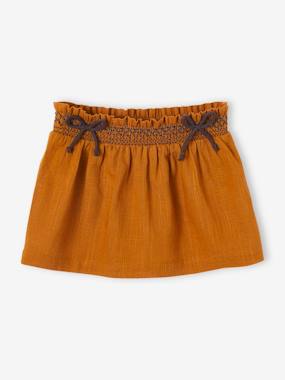 Skirt with Embroidered Smocking for Babies  - vertbaudet enfant