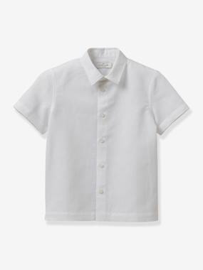 Boys-Shirts-Linen & Cotton Shirt for Boys by CYRILLUS