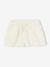 Cotton Gauze Combo: Ruffled Top & Shorts for Girls ecru - vertbaudet enfant 