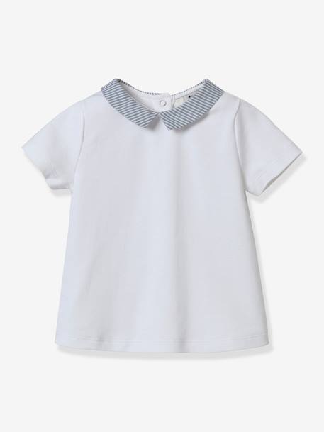 Blouse in Organic Cotton for Babies, by CYRILLUS white - vertbaudet enfant 