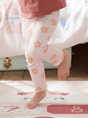 -Legging imprimé en maille côtelée fille