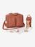 Changing Bag with Several Pockets, in Cotton Gauze, Family BROWN MEDIUM SOLID - vertbaudet enfant 