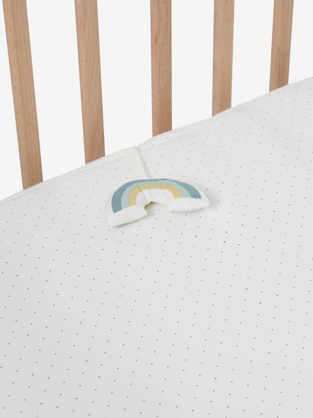 Set of 2 Covers for Playpen Base Mat BLUE LIGHT ALL OVER PRINTED+Light Green - vertbaudet enfant 