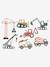 Stickers Engins de chantier rouge - vertbaudet enfant 