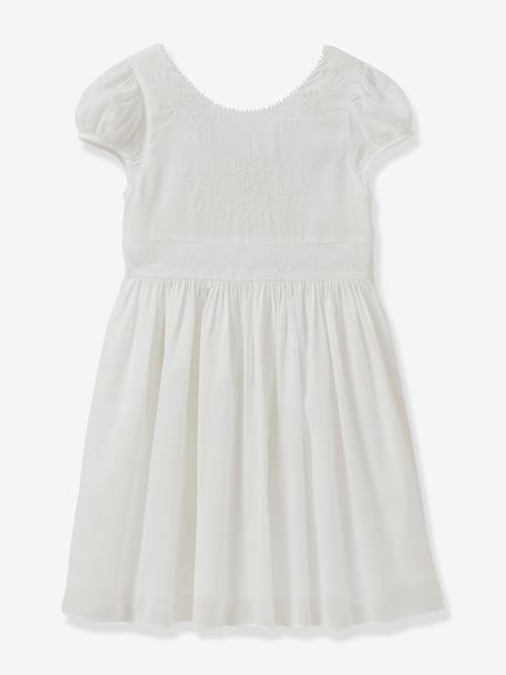 Thelma Dress for Girls - Parties & Weddings Collection by CYRILLUS white - vertbaudet enfant 
