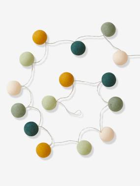 -Light-Up Bauble Garland with Switch