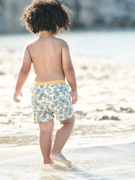 Printed Swim Shorts for Baby Boys green - vertbaudet enfant 