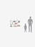 Stickers Engins de chantier rouge - vertbaudet enfant 