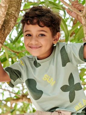 Boys-T-Shirts with Maxi Exotic Motifs for Boys